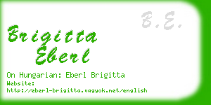 brigitta eberl business card